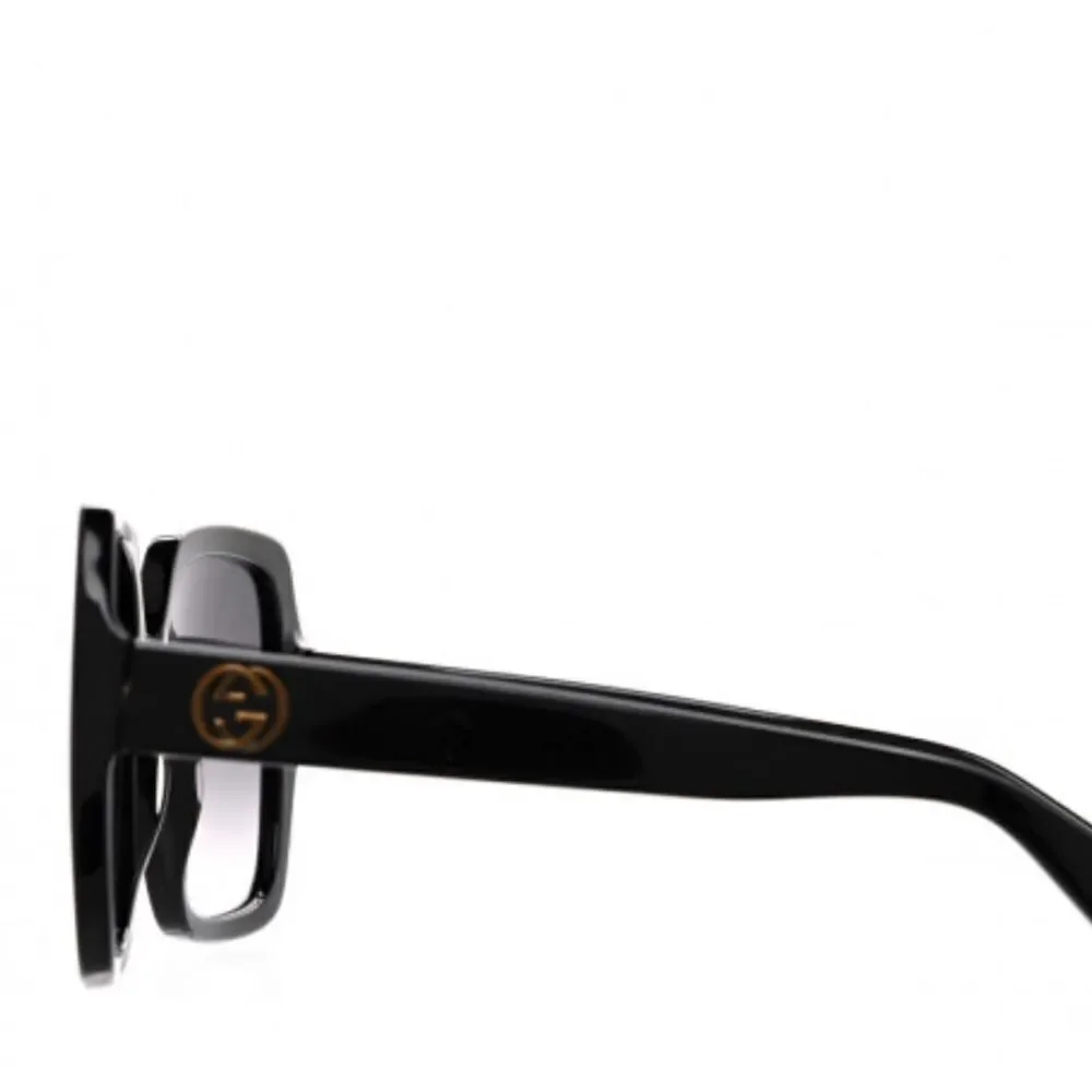 Gucci Classic Oversized Rectangular Sunglasses GG0096S NWT $500
